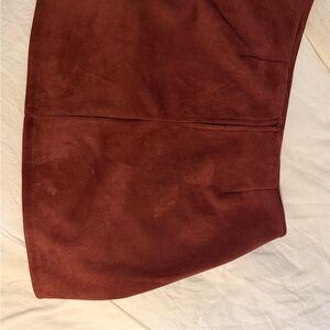 Altar’d State Brown Suede Skirt